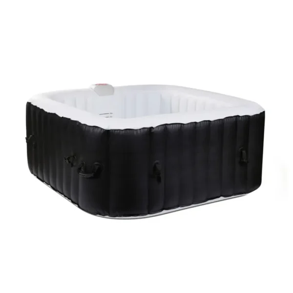 Spa gonflable BESTWAY - Lay-Z-Spa Hollywood - 140 airjets - 180 x 180 x 66 cm - 4 à 6 places + Balai aspirateur électrique Aquascan